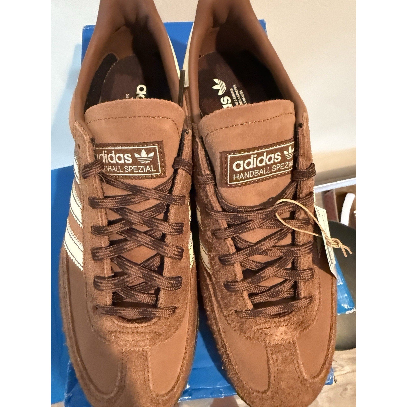 Size 7.5 - adidas Handball Spezial Preloved Brown Off White
