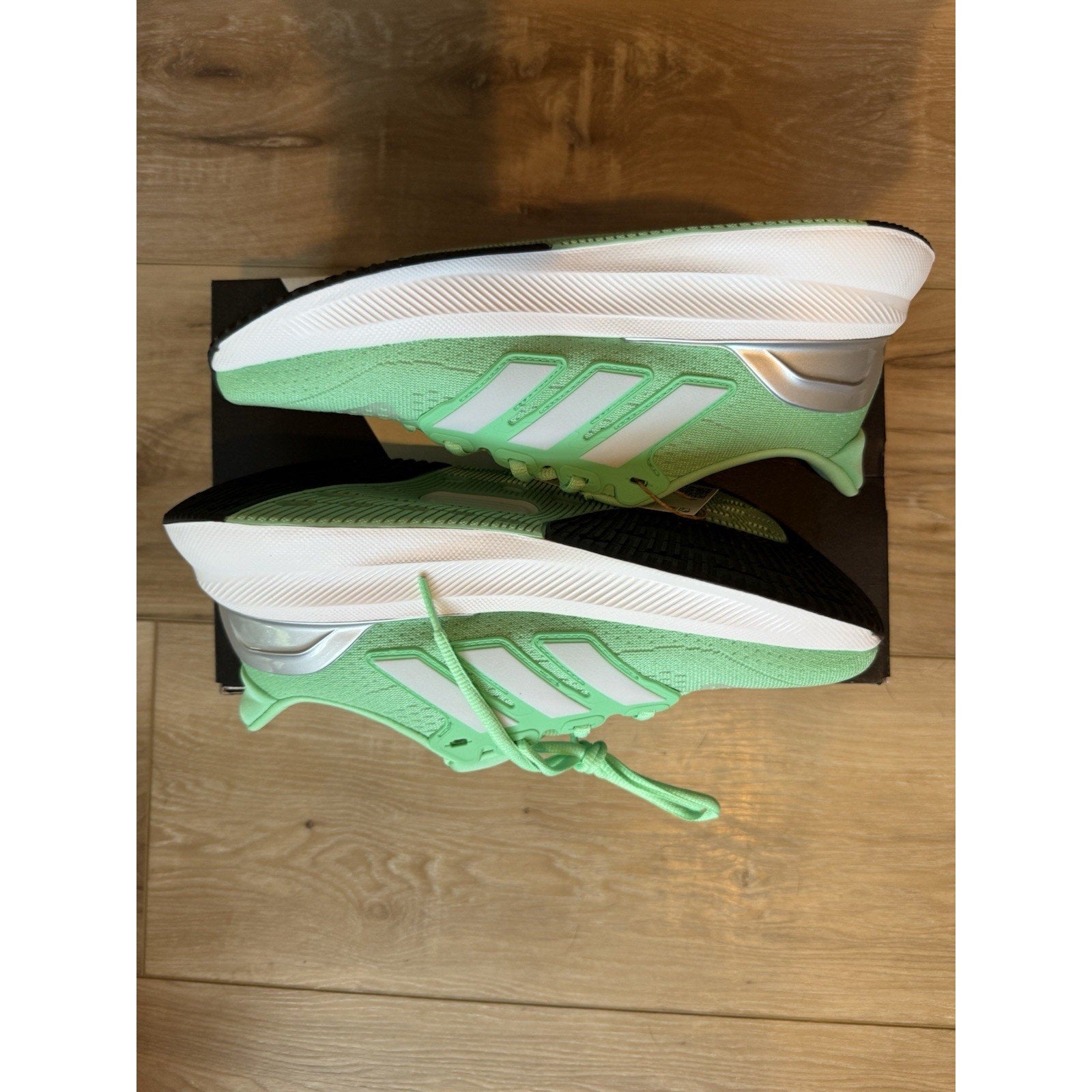 Size 8.5 - adidas Ultrarun 5 W Green Glow Dash Grey Core Black W