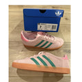 Adidas Gazelle J Pink Green Gum Sole Suede Sneakers Youth 7 Women’s 8 NIB JP7128
