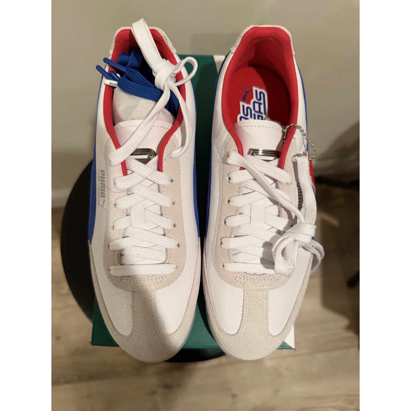Puma Arizona Club Flagship White Blue Red – Women’s Size 8 – Brand New w/ Box