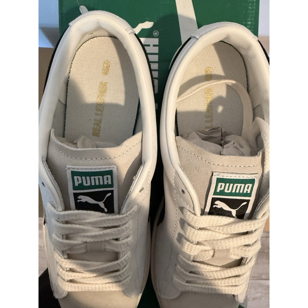 Size 9 - Puma Basket Vintage White Black