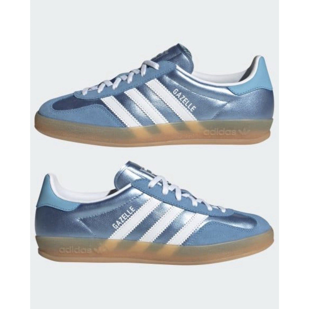 Adidas Gazelle Indoor Blue CloudWhite Gum JS1407 – Women’s Size 8 New in Box