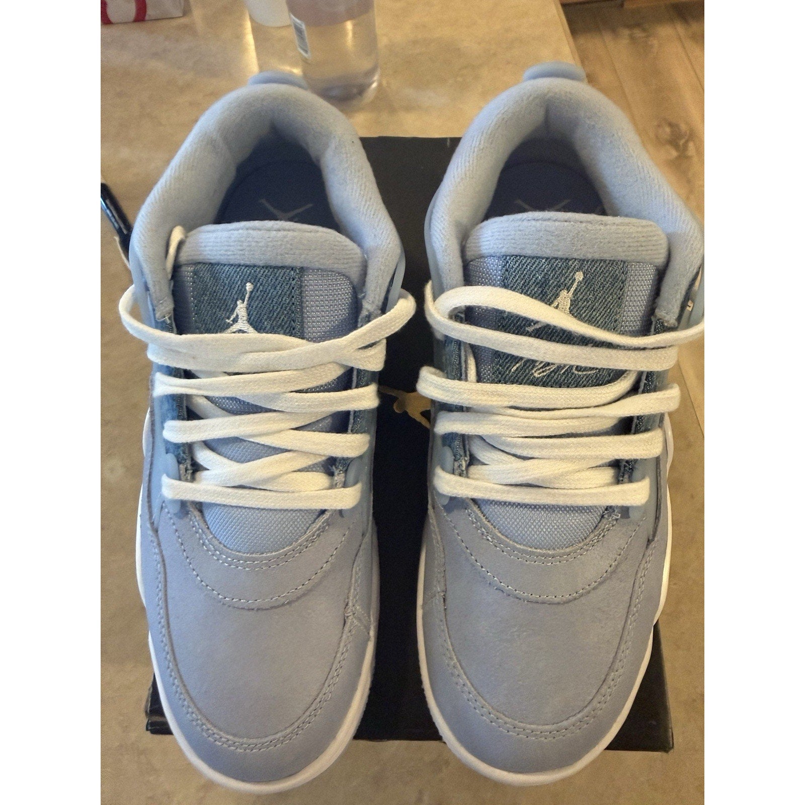 Jordan Air Jordan 4 RM (GS) 6.5Y/8 women Sneakers Blue/White Leather US 6.5 NWB