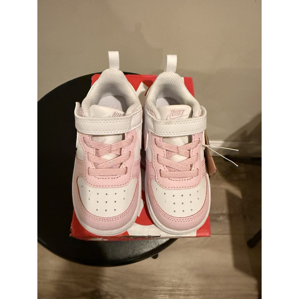 Nike Court Borough Low 2 (Infant/Toddler) – Size 7C, in that pink/white