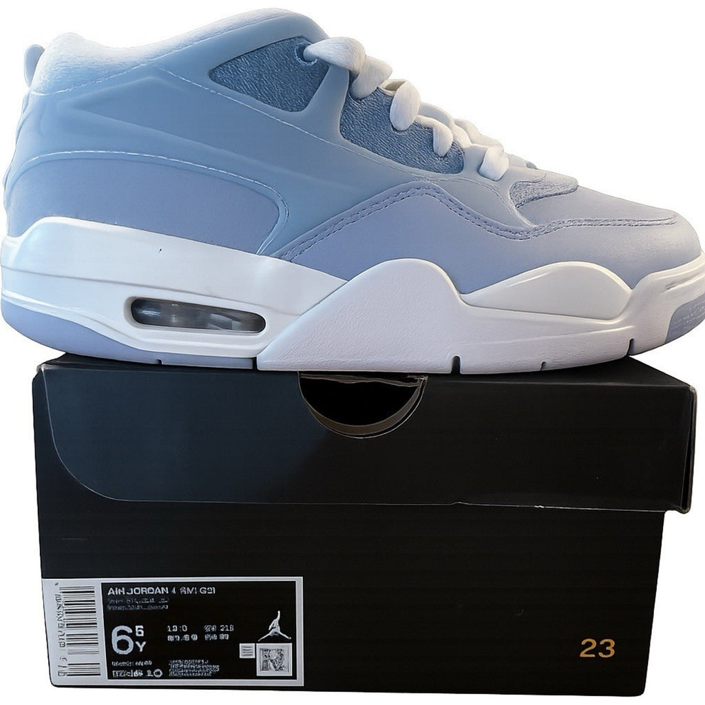 Jordan Air Jordan 4 RM (GS) 6.5Y/8 women Sneakers Blue/White Leather US 6.5 NWB