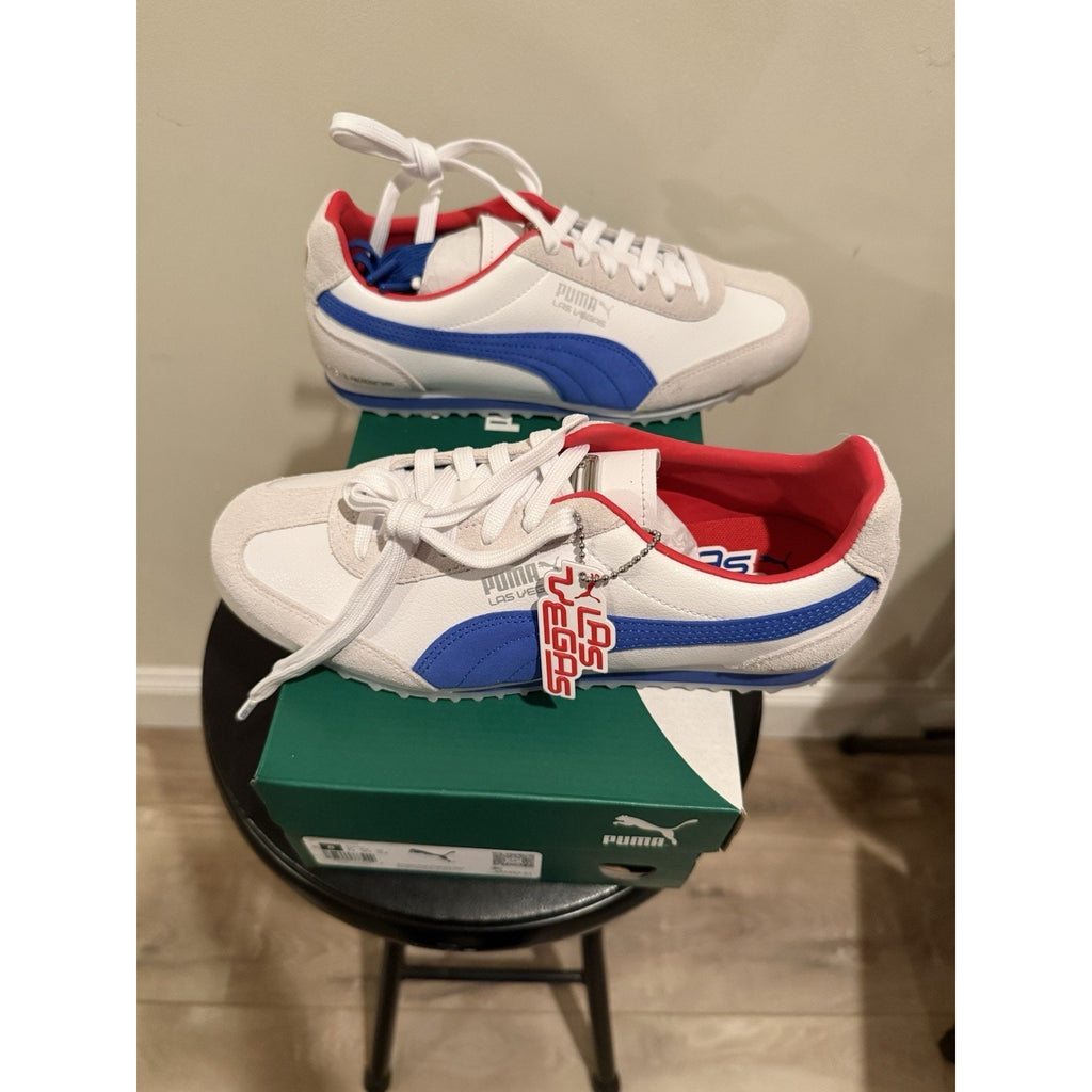 Puma Arizona Club Flagship White Blue Red – Women’s Size 8 – Brand New w/ Box