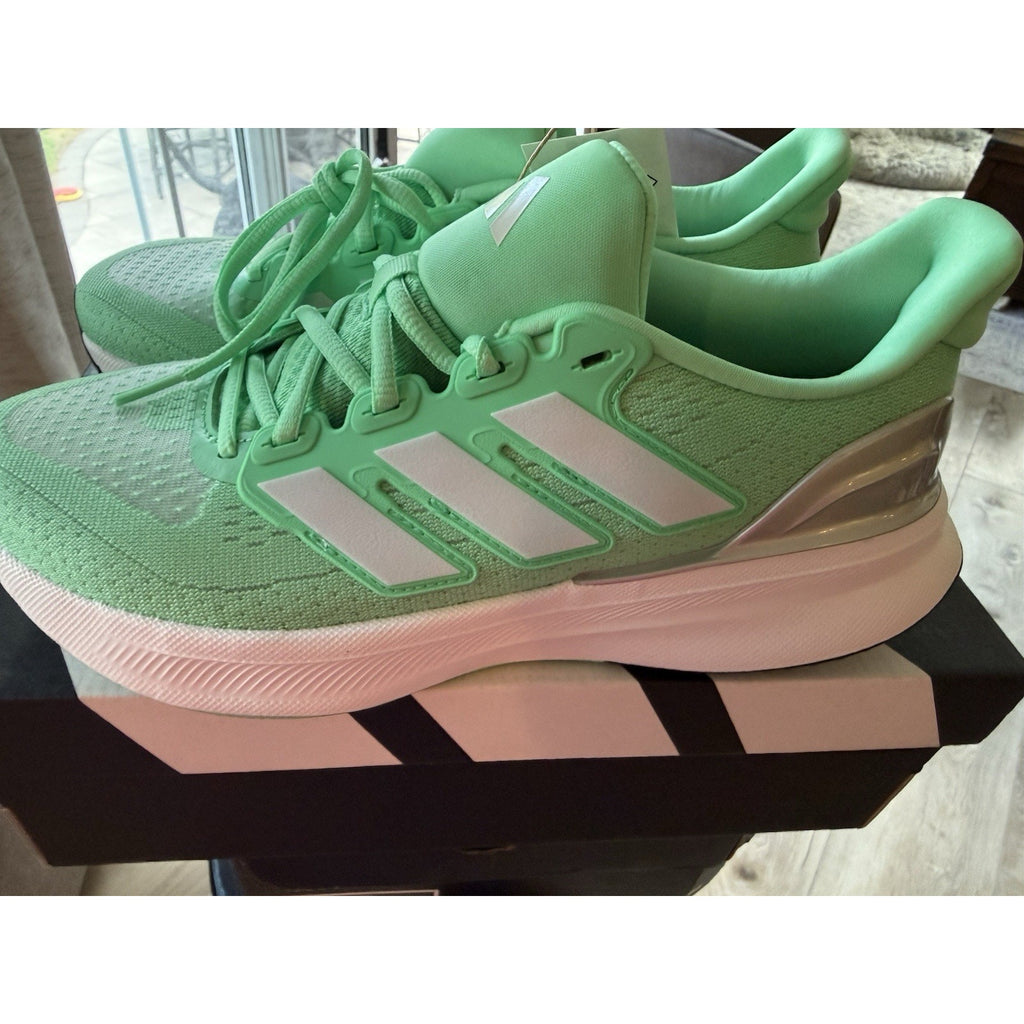 Size 8.5 - adidas Ultrarun 5 W Green Glow Dash Grey Core Black W