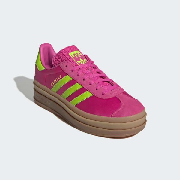 adidas Gazelle Bold Pink Lime Platform Gum Sole 🔥 Women’s Streetwear Sneaker
