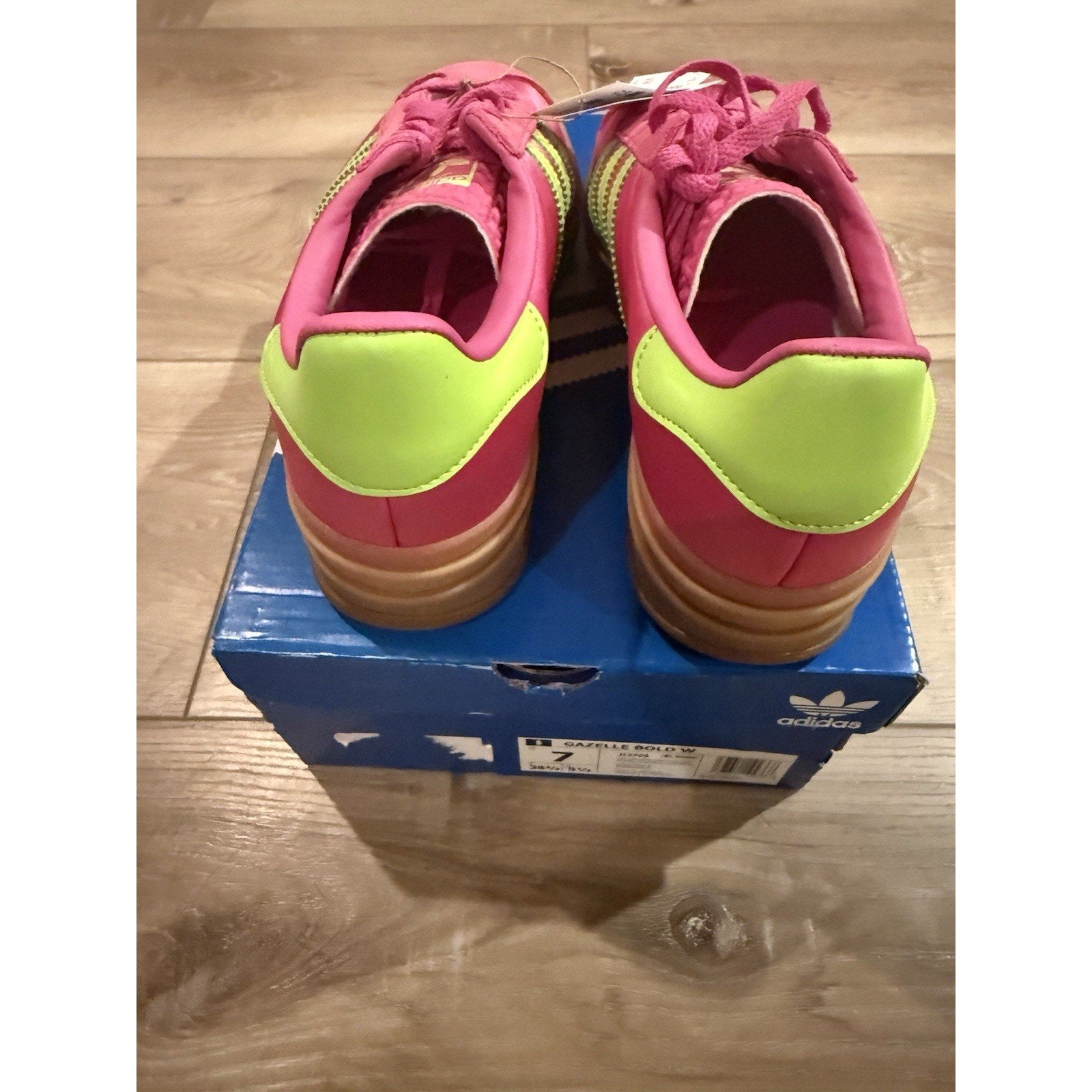 adidas Gazelle Bold W Lucid Fuchsia/Solar Slime Sat