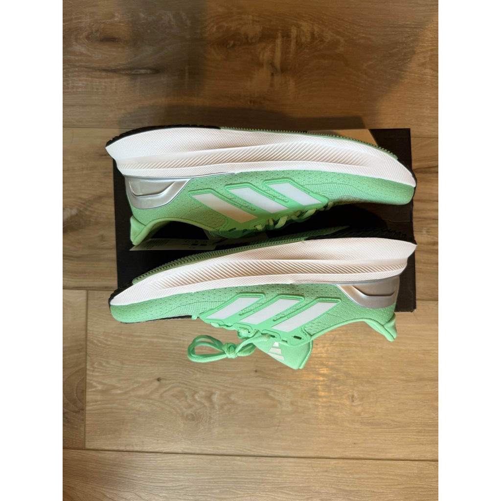 Size 8.5 - adidas Ultrarun 5 W Green Glow Dash Grey Core Black W