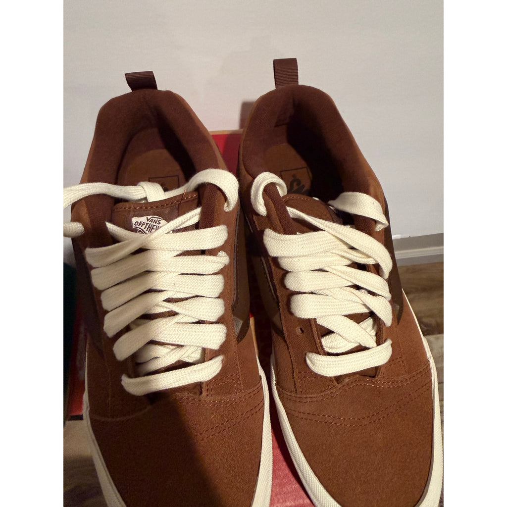 Vans Knu Skool Brown Suede Sneakers Men’s Size 10.5 VN000D6CDFM New With Box