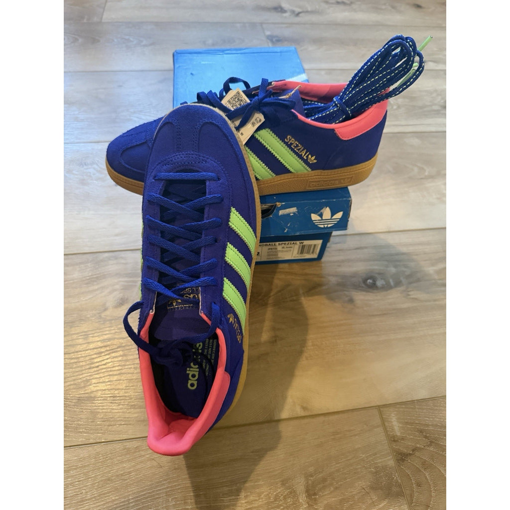 adidas Handball Spezial W Lucid Blue/Lime Burst/Lucid Pink Sneaker JP8721