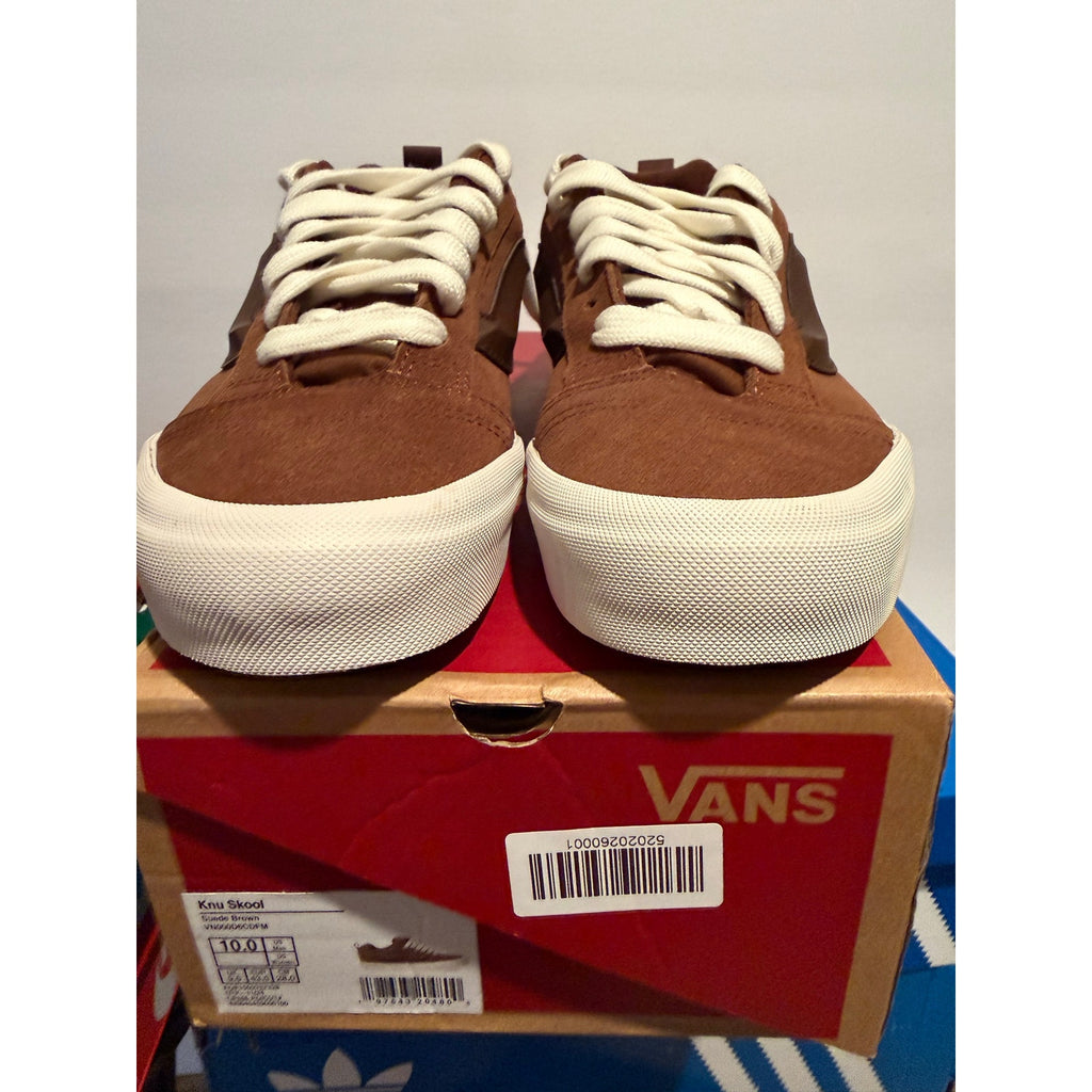 Vans Knu Skool Brown Suede Sneakers Men’s Size 10.5 VN000D6CDFM New With Box