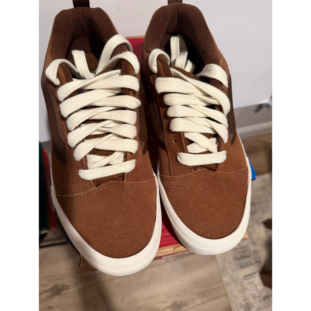 Vans Knu Skool Brown Suede Sneakers Men’s Size 10.5 VN000D6CDFM New With Box